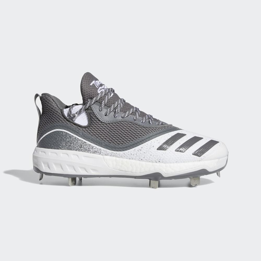 Adidas Men's Icon V Baseball Cleats White/Grey/Silver Metal Ireland G28240